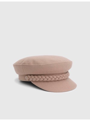 İLVİ Kaire Kumaş Bej Kadın Şapka