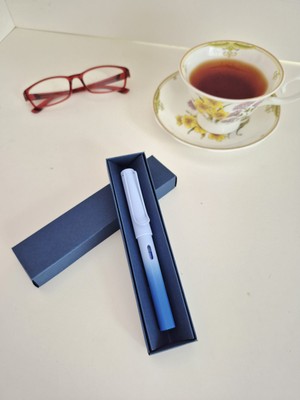 Papira Mavi Dolma Kalem Kartuşlu