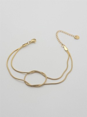 The Originals Kadın Çelik Düğüm Bileklik Gold Renk