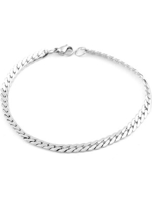 The Originals Erkek 316L Çelik Zincir Bileklik 19 cm 4 mm Genişlik