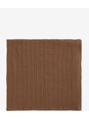 Barine Muslin Bebek Örtüsü Kahverengi