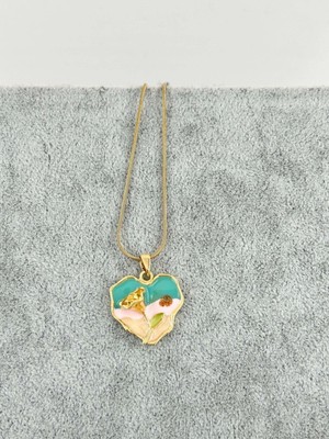 The Originals Kadın Çelik Colours Çiçek Sanat Kolye