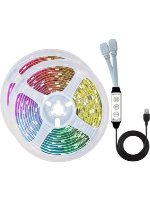 Renklime Rgb Neon Şerit LED Lamba 10 Metre Iç Mekan Tasarımına Uygun