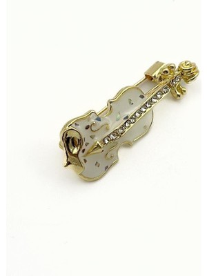 The Originals Vip Pirinç Gold Keman Broş