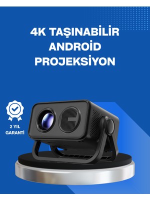 Renklime Android Tv 11 Işletim Sistemli Elektrikli Odaklama Projektör