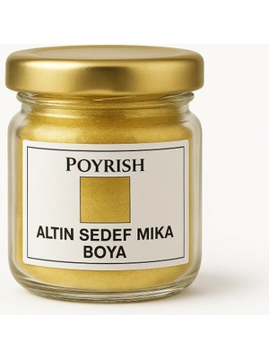 Poyrish Altın Sedef Mika Boya 50 Gr.