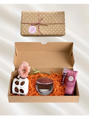 Cihania Store Kadınlar Günü - Sevgililer Günü-Doğum Günü Hediye Kutusu - Turuncu