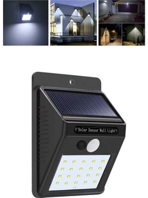 Renklime Solar Dekoratif Lambası Sensörlü LED Işık Bahçe Aydınlatma