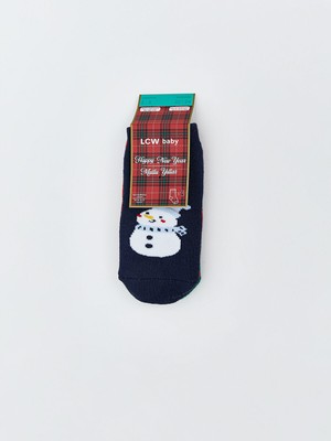 Lc Waikiki Yeni Sezon Yılbaşı Temalı Erkek Bebek Soket Çorap 3'lü