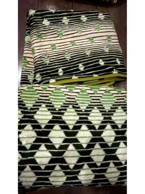 Ceritoğlu Battaniye - Iki Taraflı Çift Kişilik Desenli Ekstra Yumuşak Soğuk Geçirmez