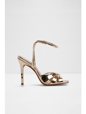 Aldo Meteora Sandalet Yüksek Topuklu Sandalet Abiye Sandalet - Sarı