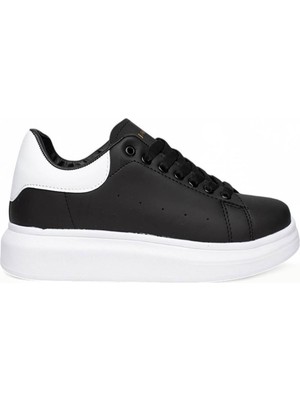 Celira Hkursat Jgp Siyah Beyaz Bağcıklı Kadın Spor Ayakkabı