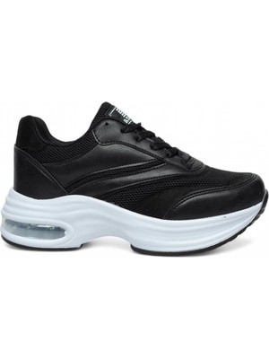 Celira Hkursat Drk Siyah Fileli Kadın Sneaker Spor Ayakkabı