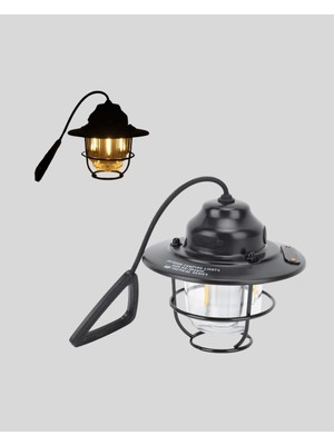 Renklime Outdoor Retro Kamp Işığı Uzun Ömürlü Pil Taşınabilir Suya Dayanıklı