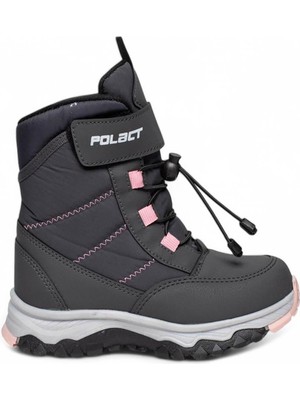 Celira Hkursat Plc Füme Pembe Suya Dayanıklı Kaymaz Kız Çocuk Kar Botu