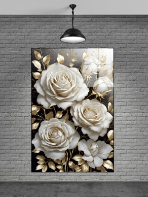 Beta Moda Hub Çiçek Cam Tablo Sevilen Seriler