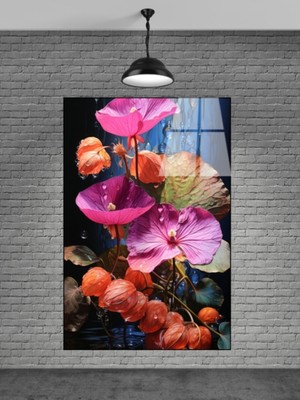 Beta Moda Hub Çiçek Cam Tablo Sevilen Seriler