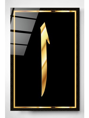 Beta Moda Hub Islami Cam Tablo, Dekoratif Cam Tablo