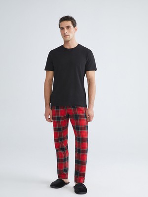 Lc Waikiki Yeni Sezon Standart Kalıp Ekose Erkek Pijama Alt