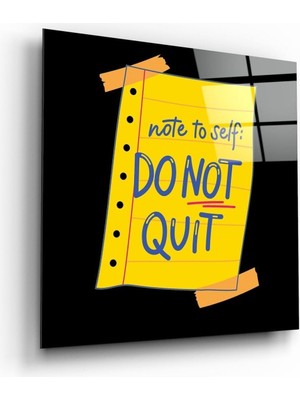 Beta Moda Hub “note To Self” Cam Tablo | Hediyelik, Dekoratif, Ofis, Mutfak