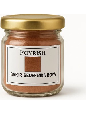 Poyrish Bakır Sedef Mika Boya 50 Gr.