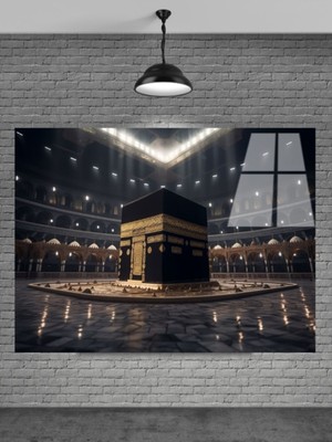 Beta Moda Hub 3D Kabe Mekke Cam Tablo Ev Dekorasyon,balkon Dekorasyonu,dekoratif,duvar Tablo,mutfak Tablo