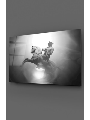 Beta Moda Hub At Üzerinde Atatürk Cam Tablo