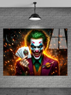Beta Moda Hub Joker Cam Tablo Ev Dekorasyon,balkon Dekorasyonu,dekoratif,duvar Tablo,mutfak Tablo