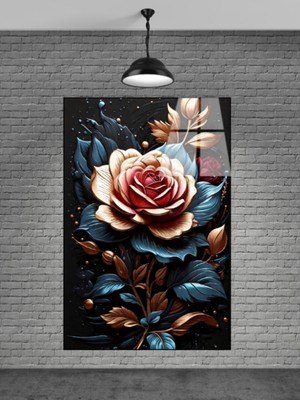 Beta Moda Hub Çiçek Cam Tablo Sevilen Seriler