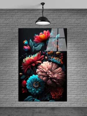 Beta Moda Hub Çiçek Cam Tablo Sevilen Seriler