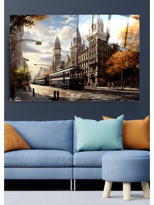 Beta Moda Hub Amerika Cam Tablo, Dekoratif Cam Tablo