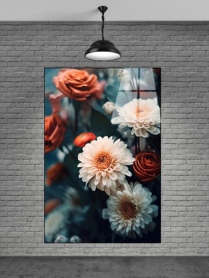 Beta Moda Hub Çiçek Cam Tablo Sevilen Seriler