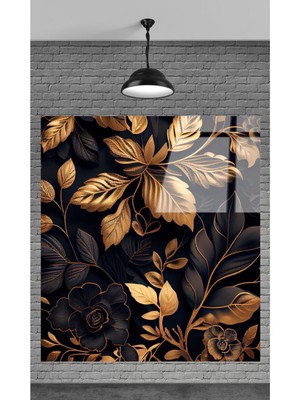 Beta Moda Hub Çiçek Dekoratif Temperli Cam Tablo