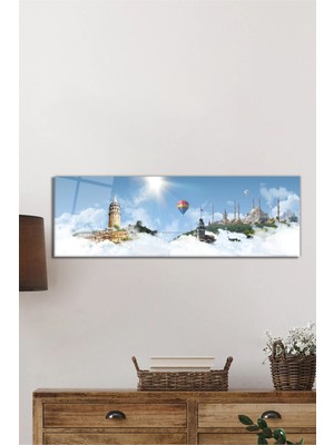 Beta Moda Hub Başlıca Türkiye Eserleri Panoramik Cam Tablo, Temperli ve Rodajlı Dayanıklı Cam