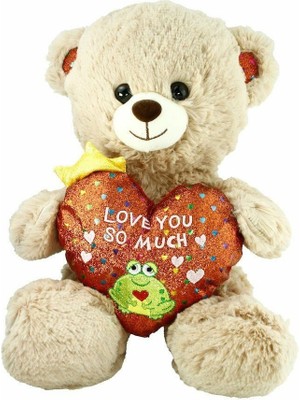 Kaia Life PJH2323 Peluş Kalpli Ayı Love You 30 cm