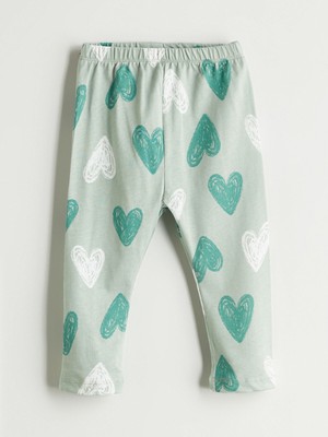 Lc Waikiki Yeni Sezon Beli Lastikli Baskılı Kız Bebek Pijama Alt