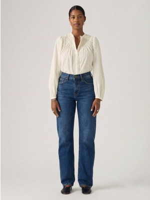 Levi's Easy Dad Tr Free Lunch Kadın Mavi Jean Pantolon 008B0-0001