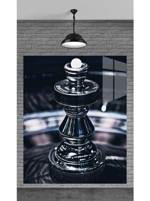 Beta Moda Hub Roulet Temperli Cam Üzerine Tablo Sevgilinize Yılbaşı Hediye