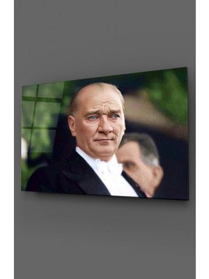 Beta Moda Hub Atatürk Renkli Cam Tablo