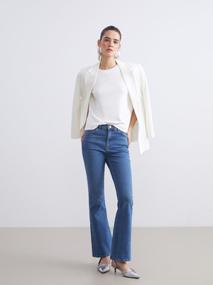 Lc Waikiki Yeni Sezon Flare Kadın Jean Pantolon