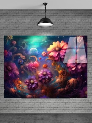 Beta Moda Hub Sevilen Seri Çiçek Cam Tablo Ev Dekorasyon,balkon Dekorasyonu,dekoratif,duvar Tablo,mutfaktabl