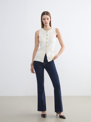 Lc Waikiki Yeni Sezon Flare Kadın Jean Pantolon