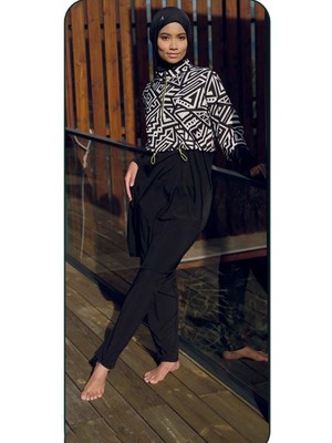 Tesmay Likralı Tam Kapalı Tesettür Mayo 3053 3054