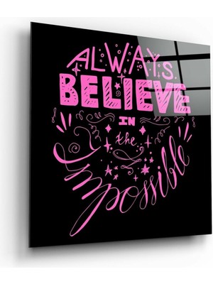 Beta Moda Hub “always Believe In The Impossible” Cam Tablo