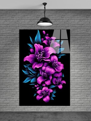 Beta Moda Hub Çiçek Cam Tablo Sevilen Seriler