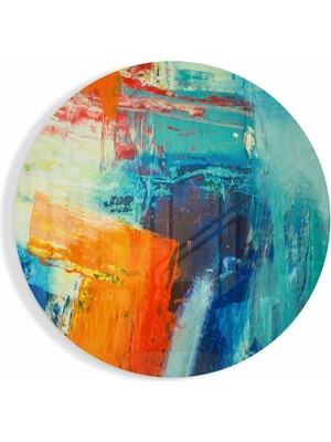 Beta Moda Hub Soyut Cam Tablo NO:2056 | Hediyelik, Dekoratif, Ofis, Mutfak