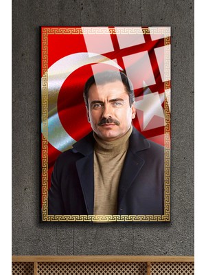 Beta Moda Hub Muhsin Yazıcıoğlu 4mm Kırılmaz Temperli Yüksek Çözünürlüklü Cam Tablo