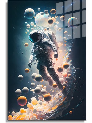 Beta Moda Hub Space/uzay Yapay Zeka Özel Tasarım Cam Tablo Ofis, Mutfak Çocuk Odası, Salon 65