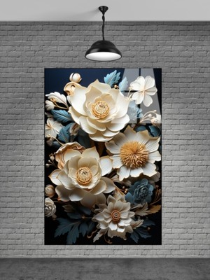 Beta Moda Hub Çiçek Cam Tablo Sevilen Seriler