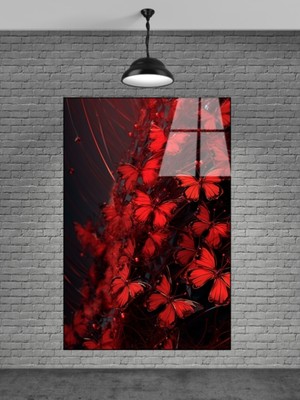 Beta Moda Hub Çiçek Cam Tablo Sevilen Seriler